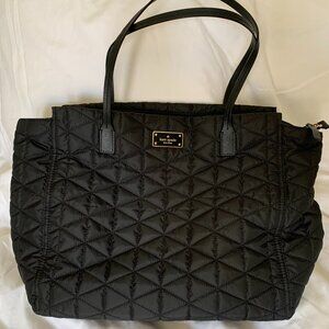 kate spade black quilted bag